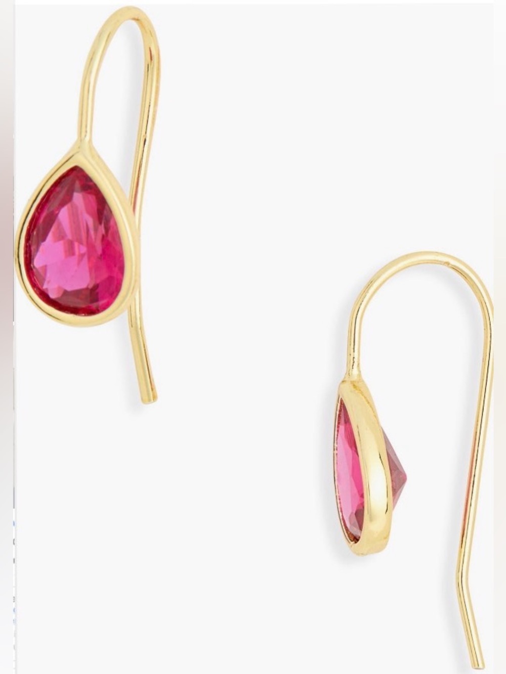 🆕 Nordstrom | Gold Cubic Zirconia Teardrop Earrings NWT